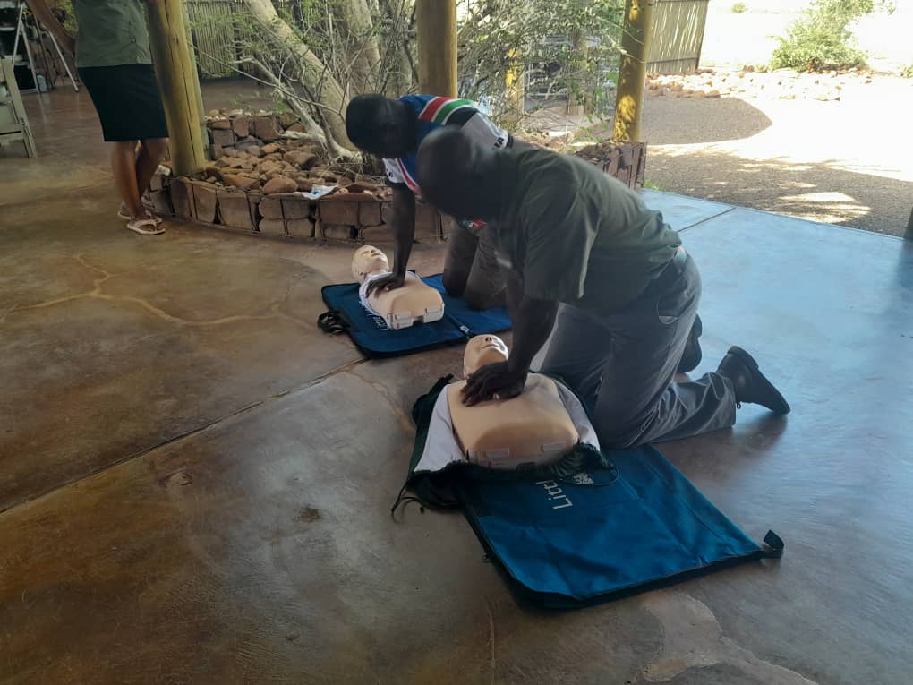 CPR practice