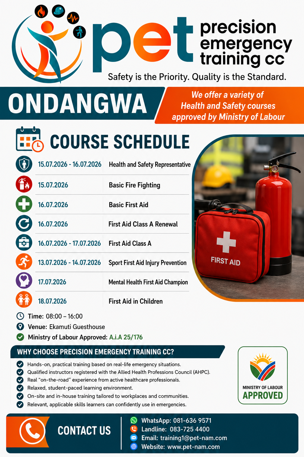 Luderitz training