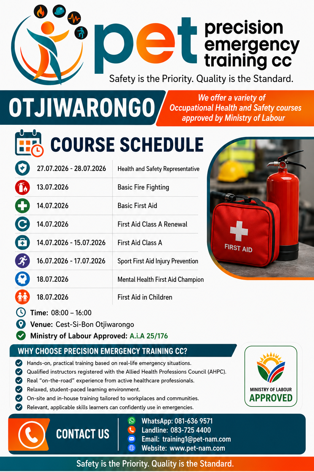 Luderitz training
