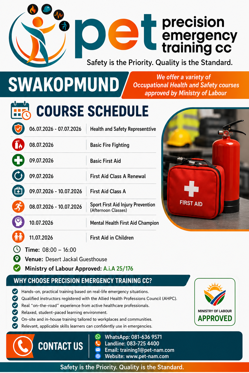 Luderitz training